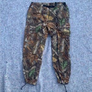 Unisex Remington brown green forrest camo lightweight 100% nylon cargo pants